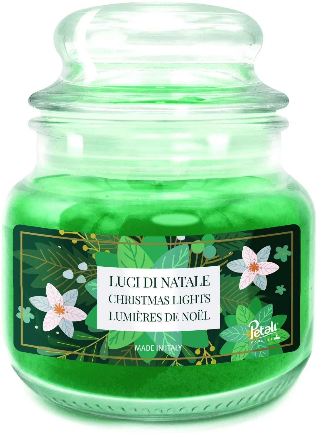 Аромасвеча SER в банке 90 г Рождественские Огни (CHRISTMAS LIGHTS) PTLJ010321 Petali