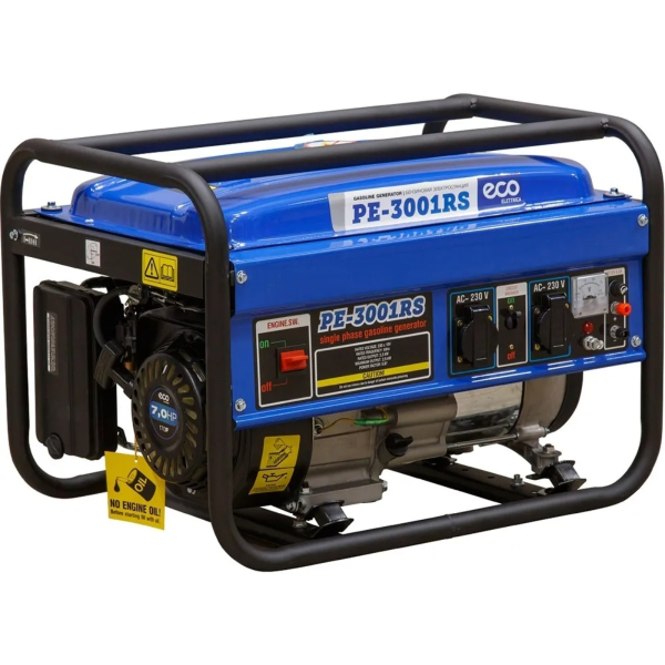 Электростанция (генератор бензиновый) ECO PE-3001RS (2.5 кВт, 230 В, бак 15.0 л, вес 36.5 кг)