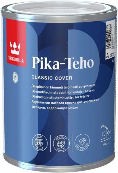 Краска для домов PIKA-TEHO C мат 0,9л